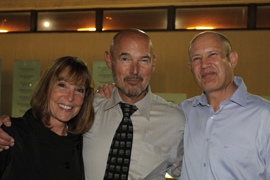 Nancy Grand, Stephen Grand, and Prof. Gideon Grader, former director of the Grand Technion Energy Program.