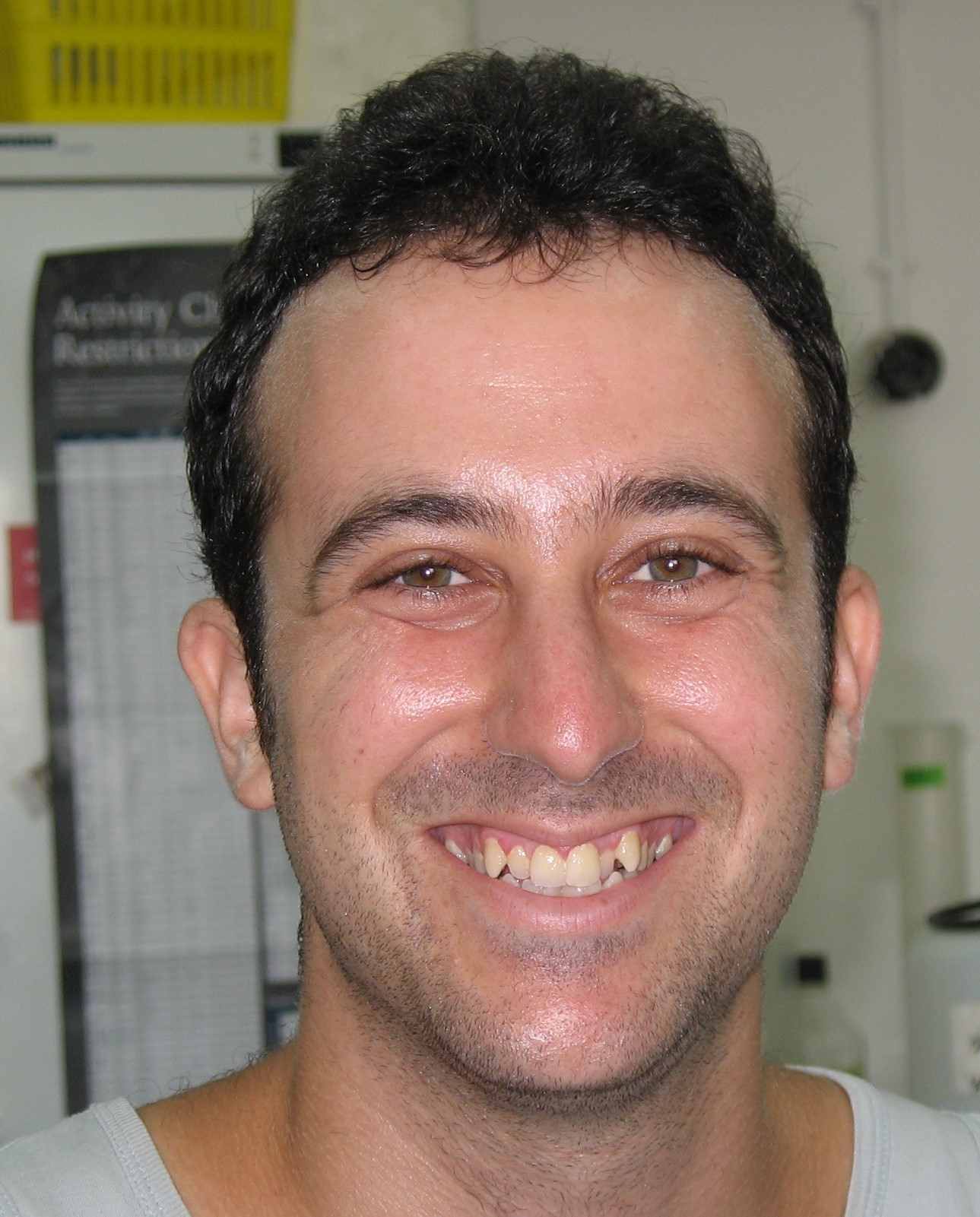 Doctoral student Yaniv Shlosberg