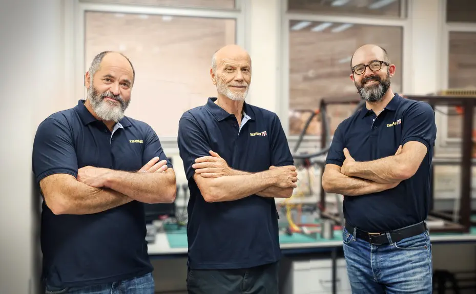 From right to left: Guy Ramon, Yehuda Agnon, and Gil Aginsky